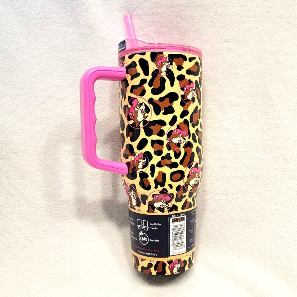 Buc-ee's Leopard Tumbler - Picture 2 of 2